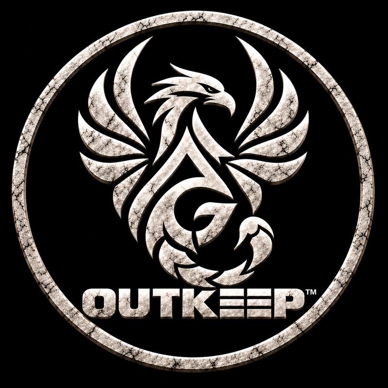 OUTKEEP emblem
